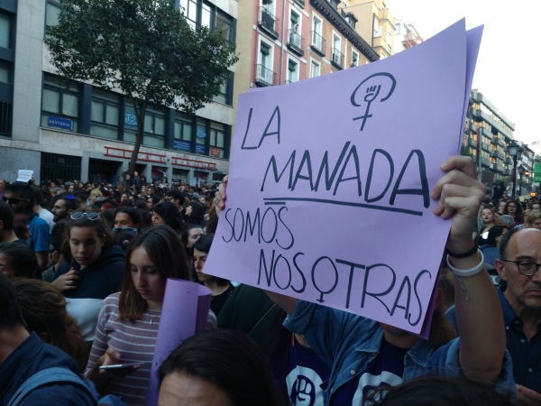 vozpopuli informa de las protestas contra la sentencia del caso la manada
